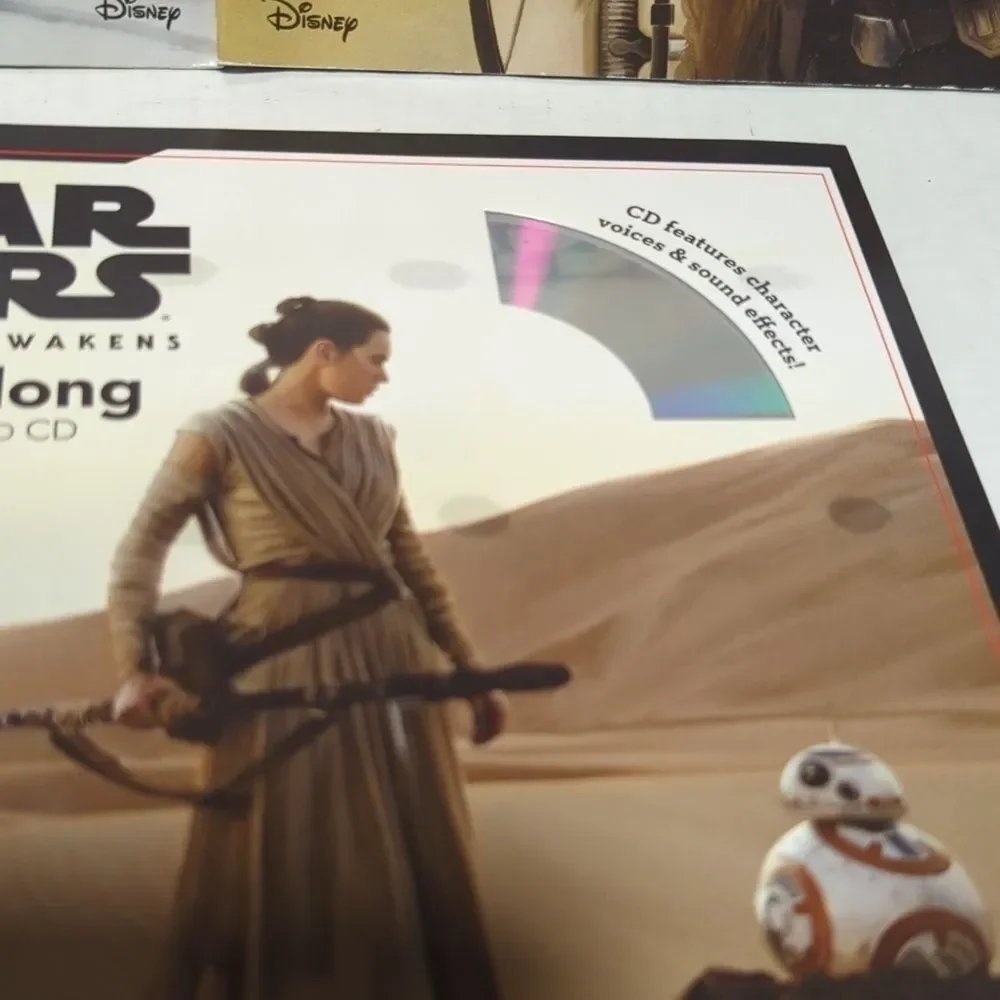 Star Wars Read-Along Book Set of 3 w/CD - New
